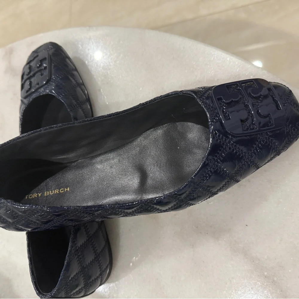 Tory Burch Navy Blue Women's Shoes - Picture 4 of 5